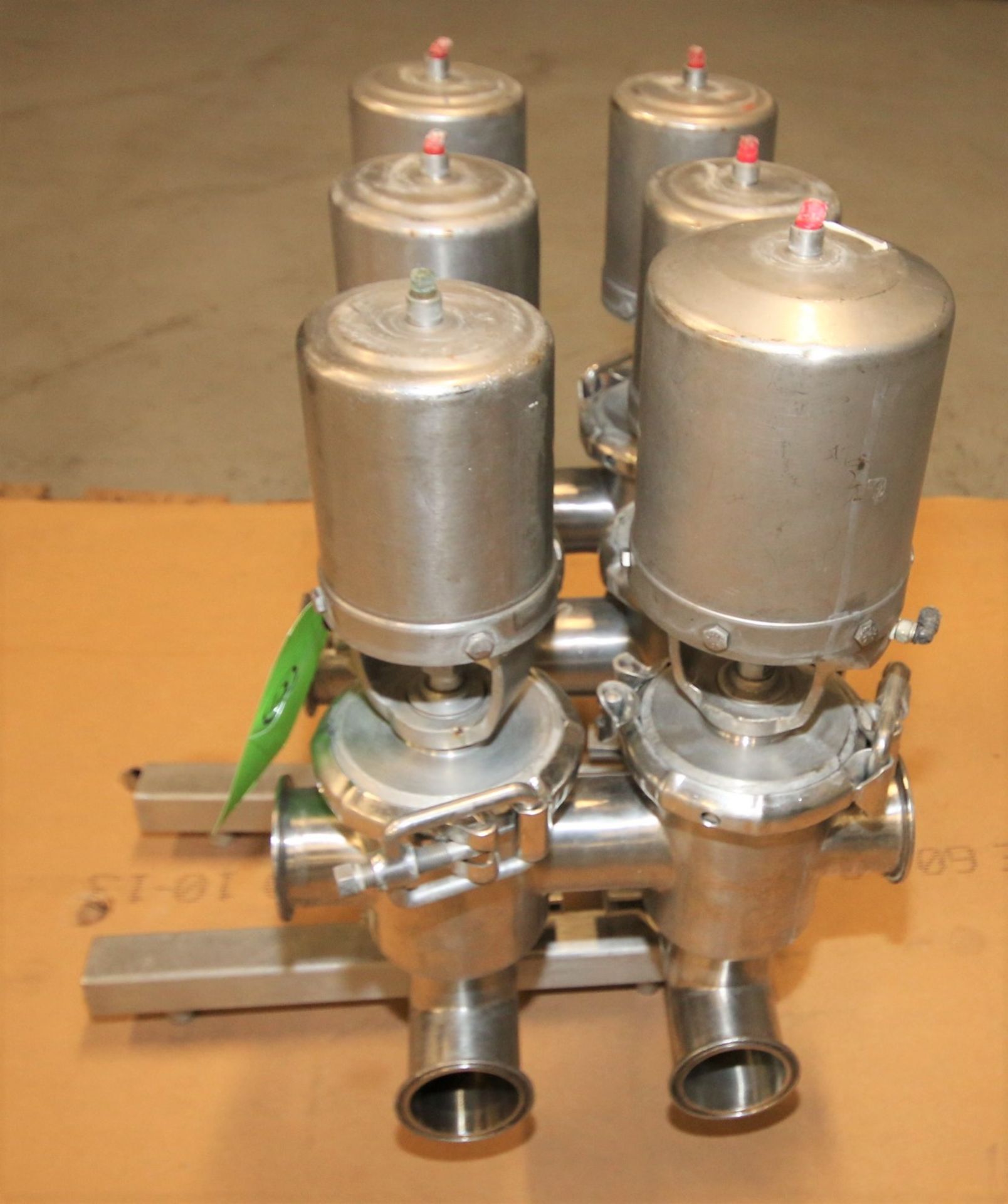 6-Valve WCB 2-1/2" S/S Air Valve Manifold / Cluster with Model 61C Valves - Image 2 of 4