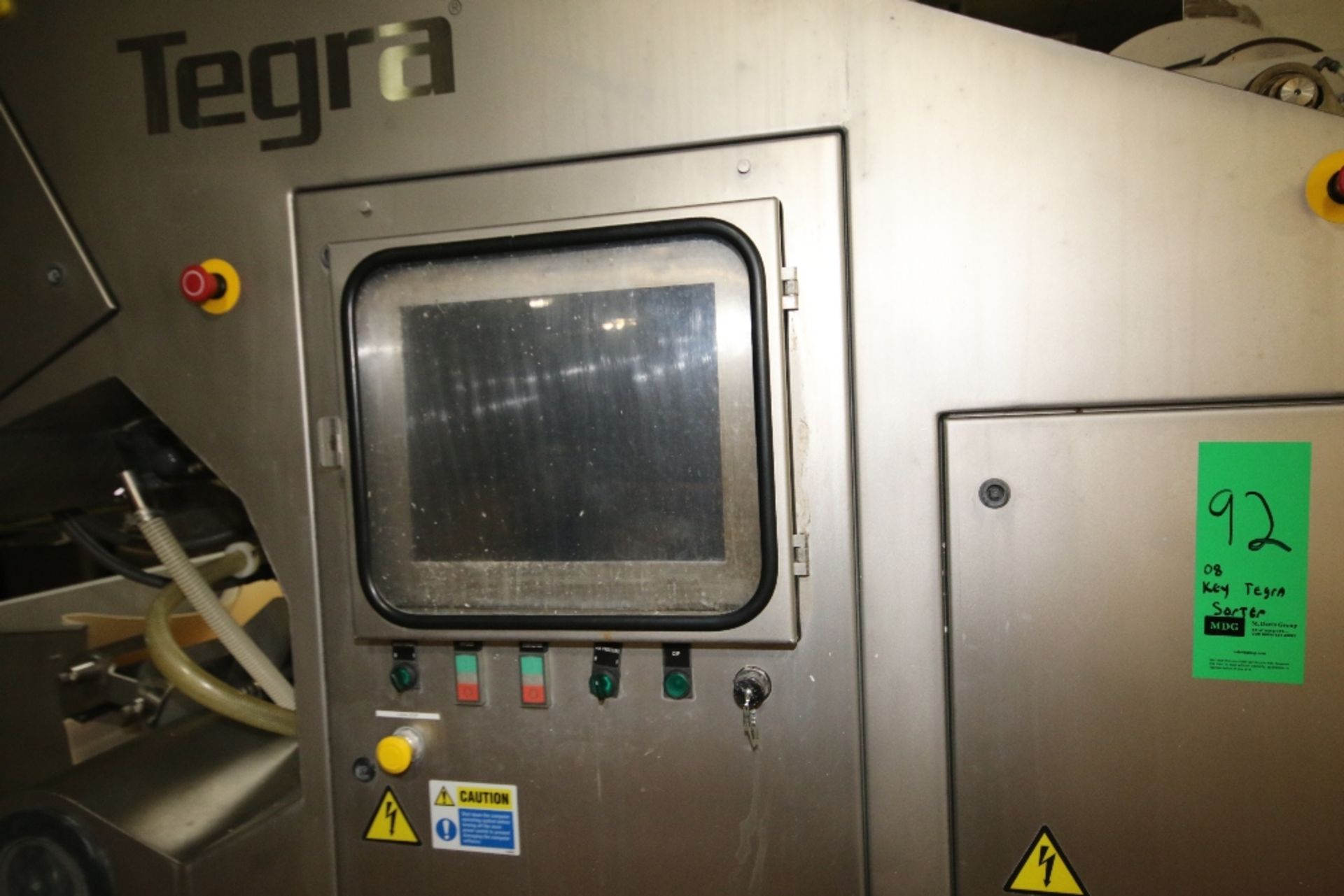 2008 Key Tegra 60" In-Air Digital Color Sorter, Model 7775-604219-1, SN 08-199029 with (4) - Image 6 of 7