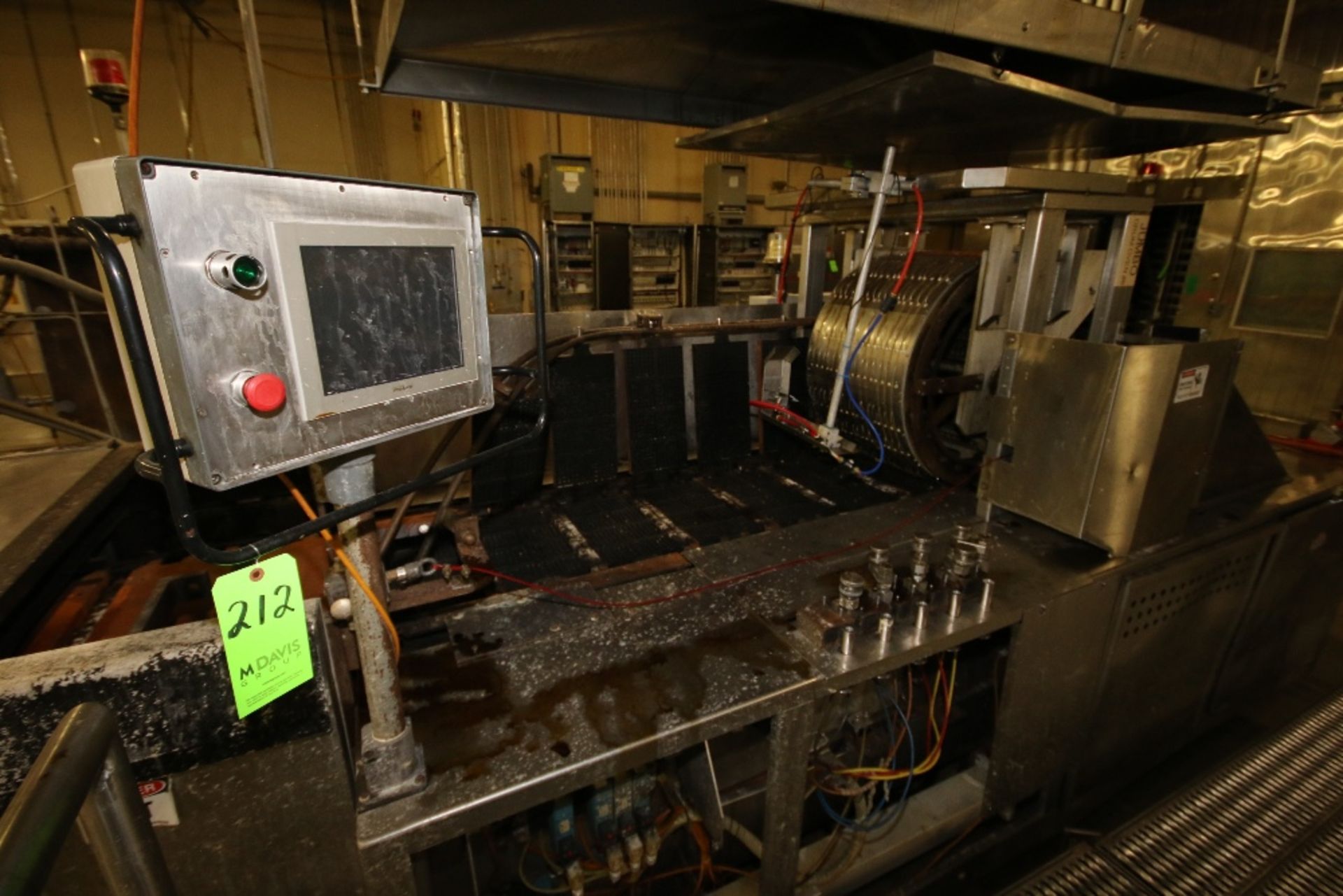HAAS S/S Jumbo Drum Oven, Model SOWN-80-GN, S/N 1A 0192-50, (80) 8-Station 4” x 4” Square Waffle