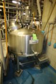 2011 Walker 100 Gal. 316 S/S Dome-Top High Shear Liqui-Mixer, Model MT-101, S/N WEP93309-1 with