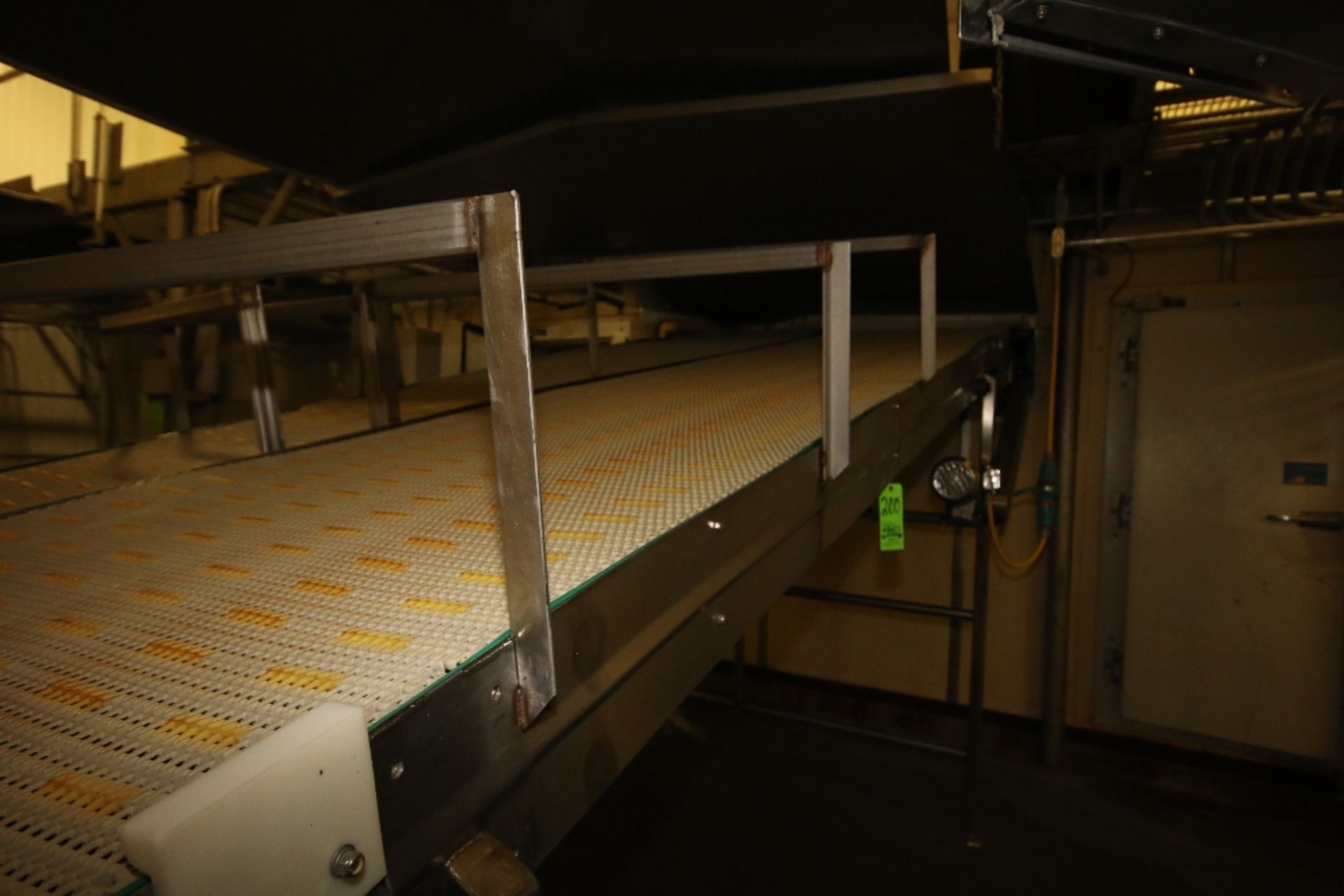 Cooling Bed Infeed Conveyor with ~30 ft. L x 40" W Belt, with Drive and S/S Legs - Image 2 of 2