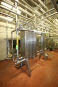HTST Pasteurizer System with APV Plate Press, Model R51, S/N 25078, (65) S/S Plates, (2) Dividers,