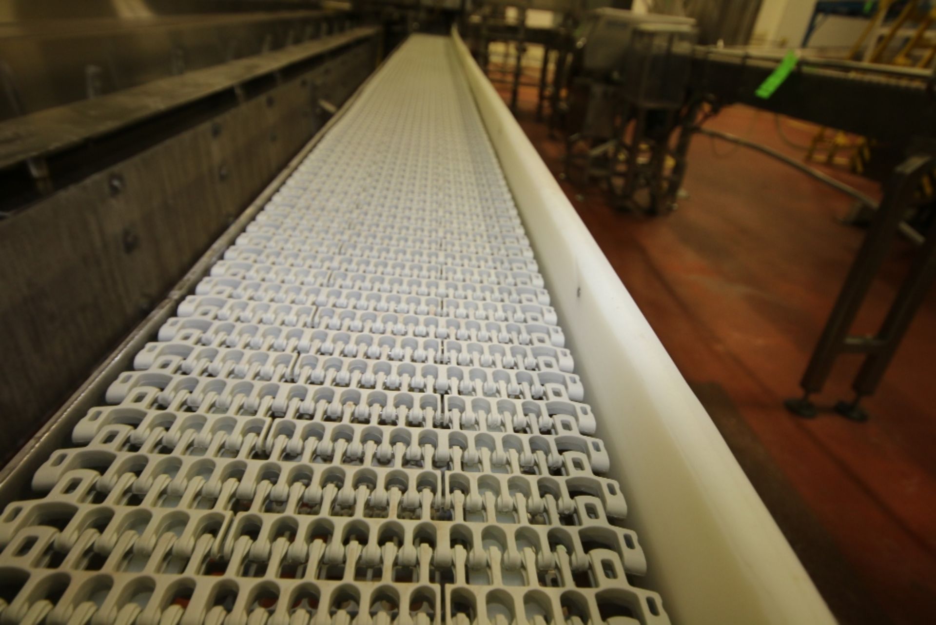 ~20.5 ft.L Each Infeed Conveyor into French Toast Wrappers with 9" W Intralox Belt, S/S Legs, - Image 3 of 7