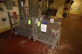 (2) Portable Cage Racks - 4,000 lb. Static Load Capacity