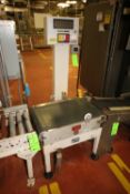 MicroMate Hi-Speed Checkweigher, Model CS80MM-C-S, S/N 10898 with 18” W Belt x 28" L Conveyor