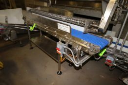 (5) Assorted Product Conveyors Out of Pancake Line with 12" W Intralox Belt, Safety Switch, Teflon
