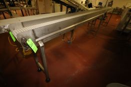 ~19 ft. L S/S Conveyor with 12" W Intralox Belt, Drive, S/S Side Walls and S/S Legs