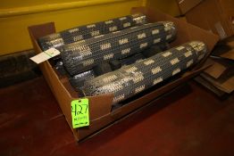 Assorted Conveyor Chain and Strips includes (6) Rolls New Habasit 60 ft. L x 40" W Pancake Discharge