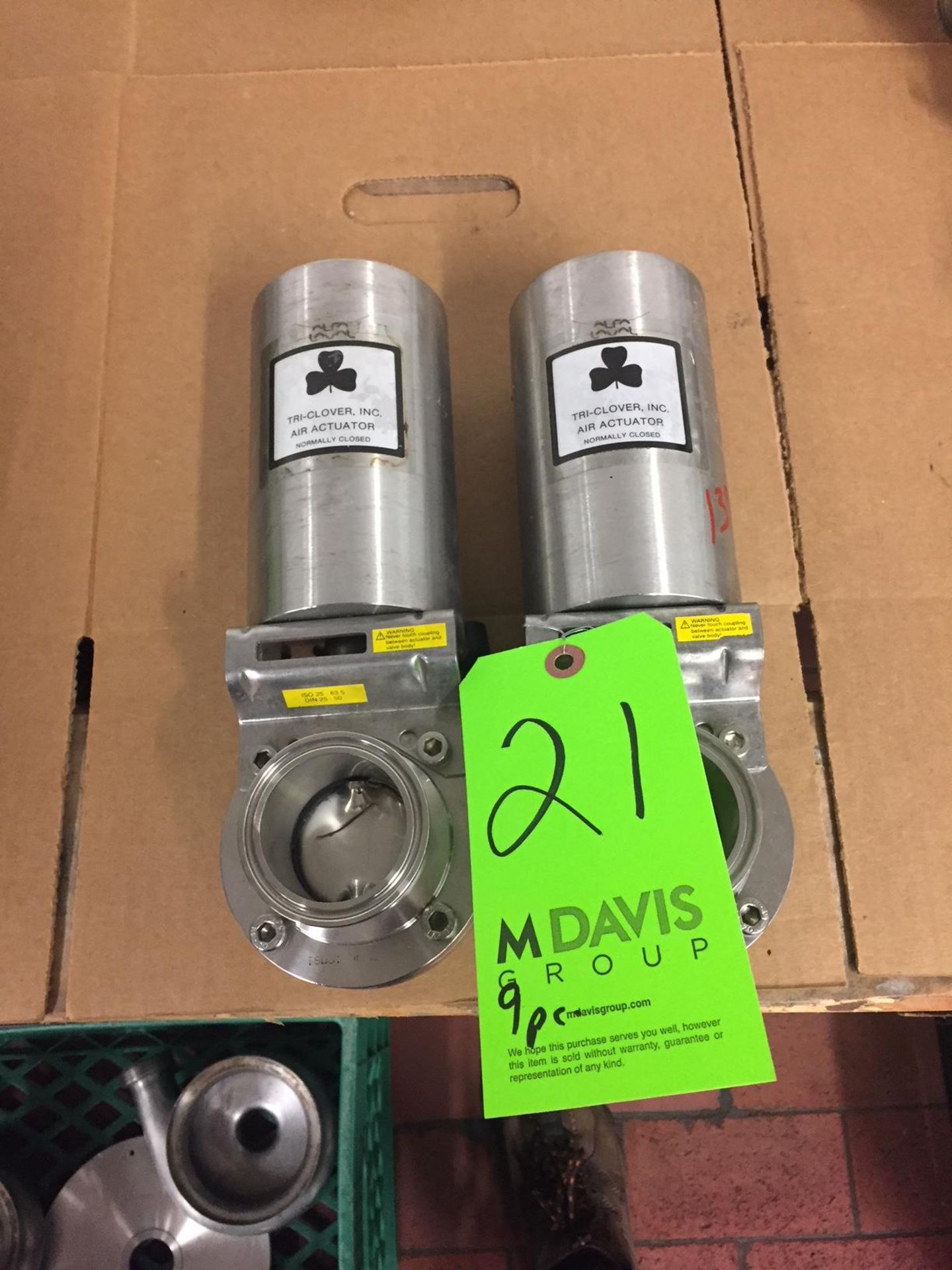 (6) Pc. Assorted S/S Clamp Type and Check Valve Includes: (2) Tri-Clover - Image 3 of 3