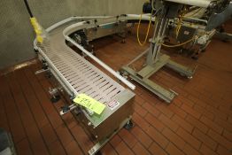 ~16 ft. L x 22" H Inline Filling Systems 180 Degree U-Shaped S/S Product Conveyor with Drive, 12"