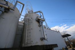 Cherry Burrell 6,000 Gal. NH3 Refrigerated S/S Silo, S/N E-065-91 with Alcove, Vertical Agitator