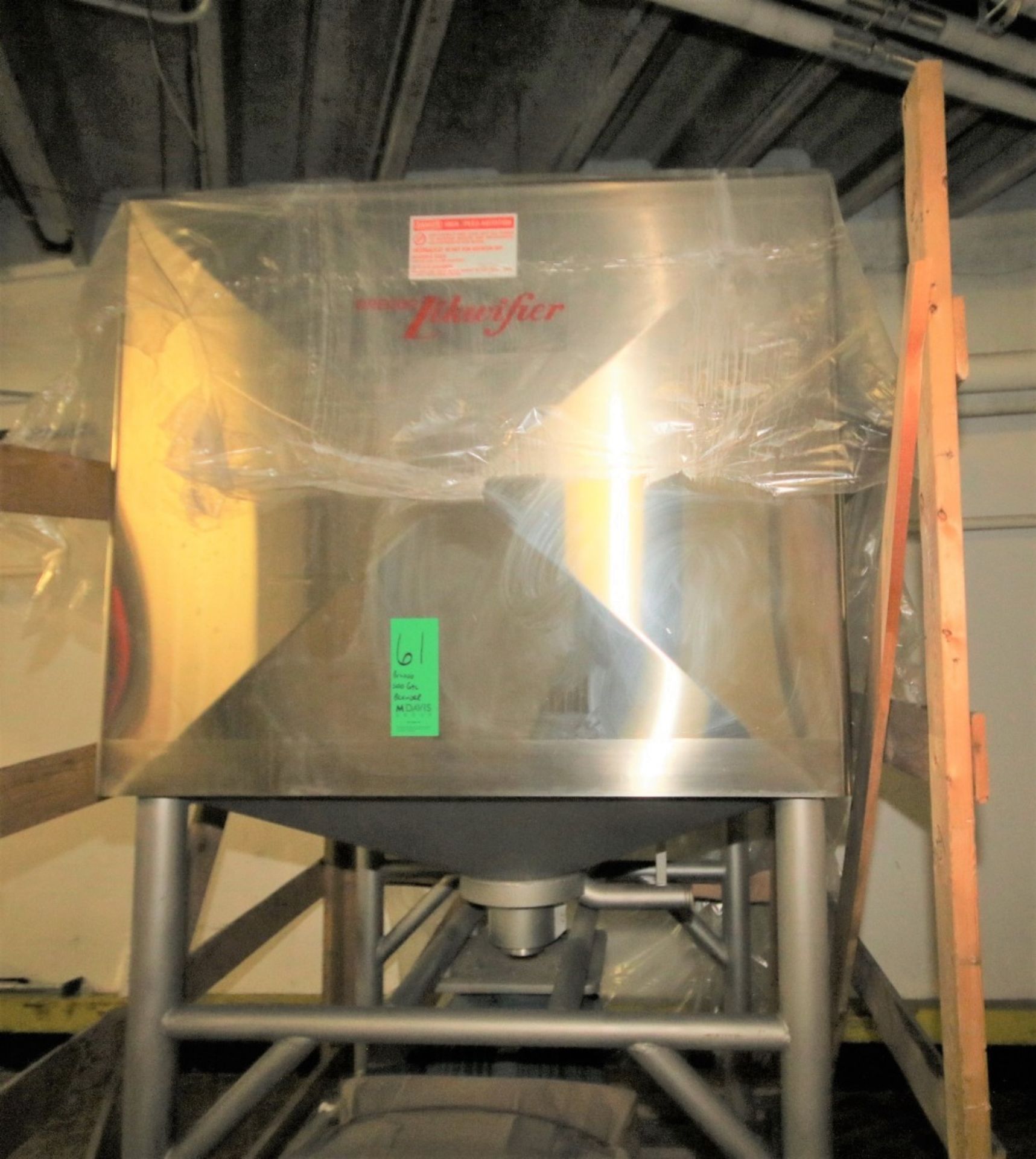 Breddo 500 Gal. S/S Likwifier/Blender, Model LDT, S/N D-507256 04221 with 50 hp Pancake Motor, 460 - Image 4 of 11