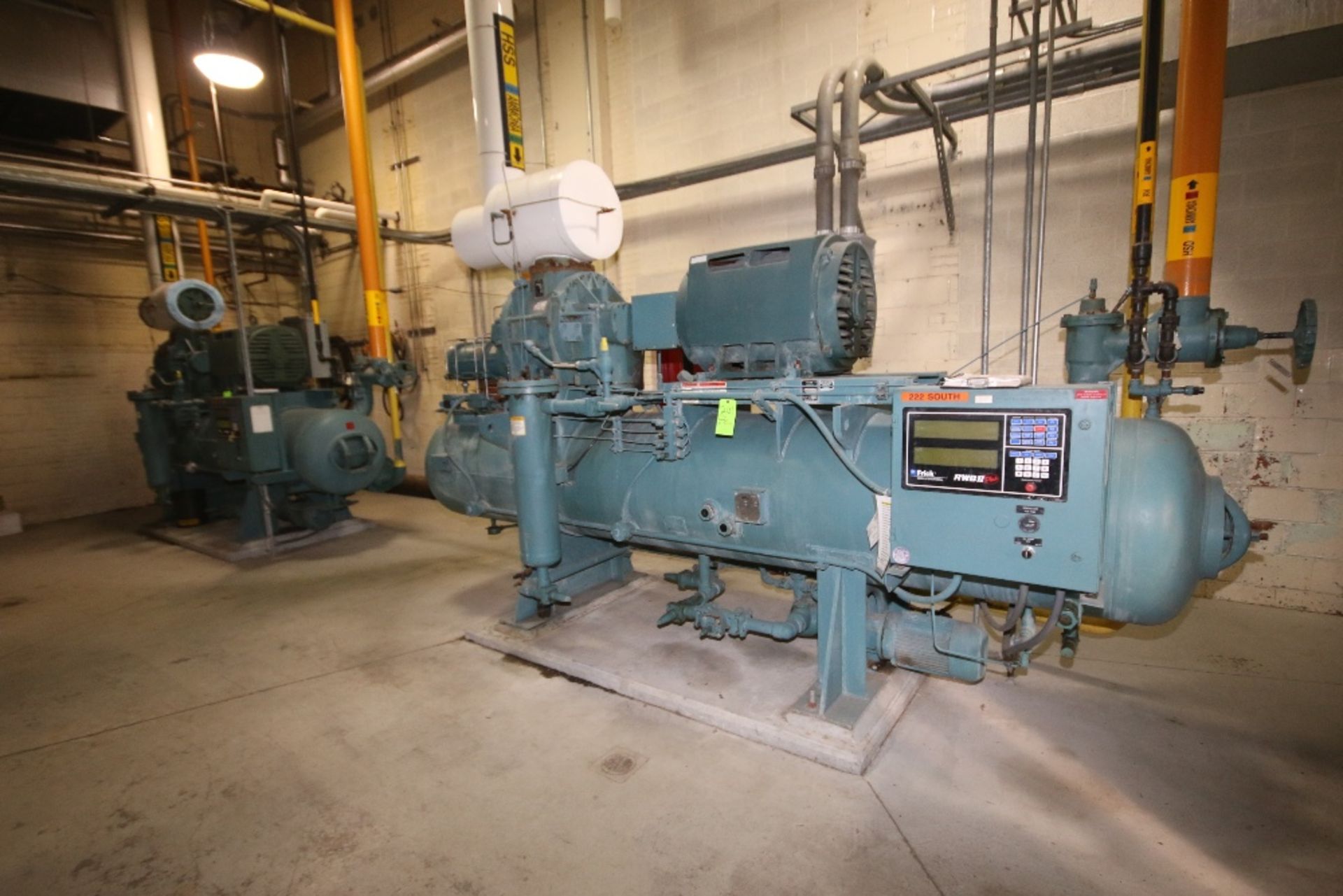 BULK BID LOT #201 TO LOT #211 - AMMONIA REFRIGERATION SYSTEM INCLUDES (2) FRICK 500 AND (2) FRICK