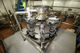 2010 Weighpack Primo Weigher 14 – Bucket S/S Rotary Scale, Model PRIM036014HMBWD, S/N 3018, with 4-