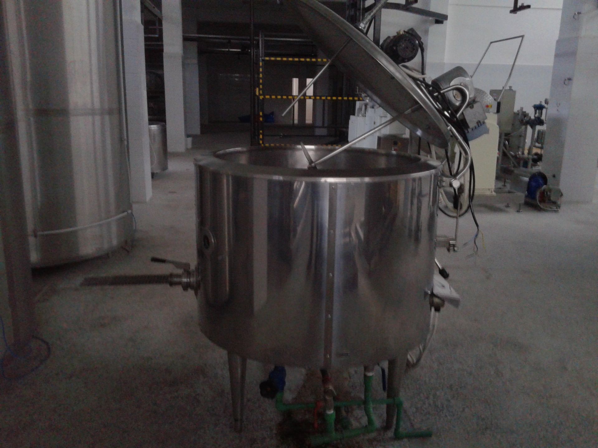 380 Liter S/S Processor / Batch Pasteurizer, Equipped with Top-Mount Prop Agitation, Hinged-Lid, A - Image 3 of 3