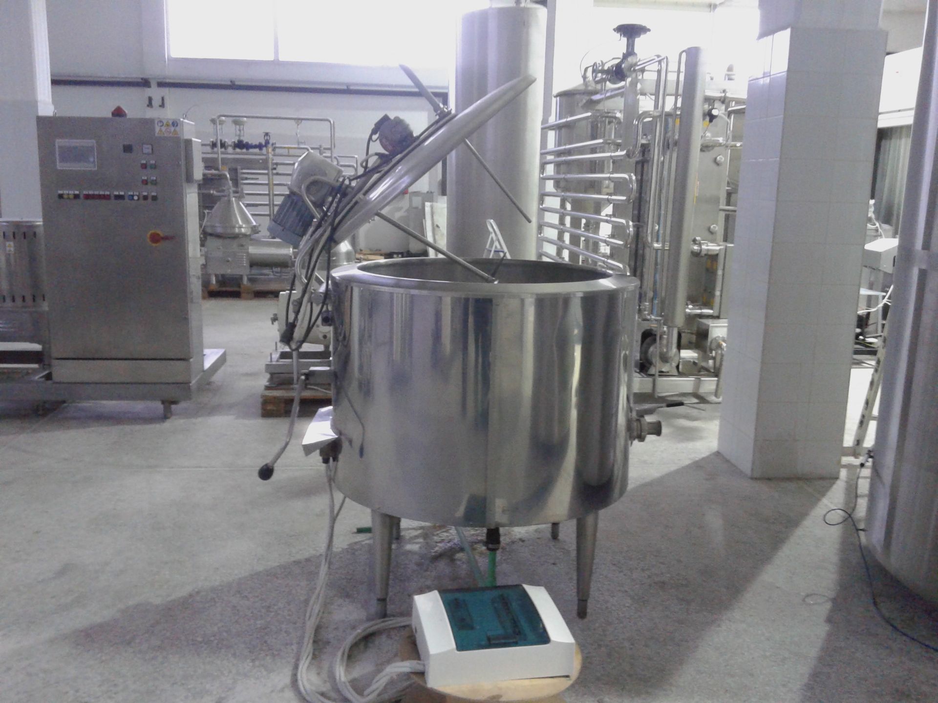 380 Liter S/S Processor / Batch Pasteurizer, Equipped with Top-Mount Prop Agitation, Hinged-Lid, A - Image 2 of 3