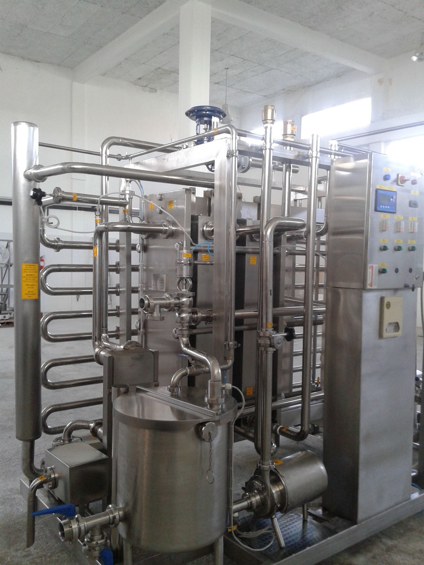 NEW Rizzi Inox 10,000 Liter/Hr Skid-Mounted Pasteurizer, with Plate Frame Heat Exchanger, Nested Ho - Image 2 of 7