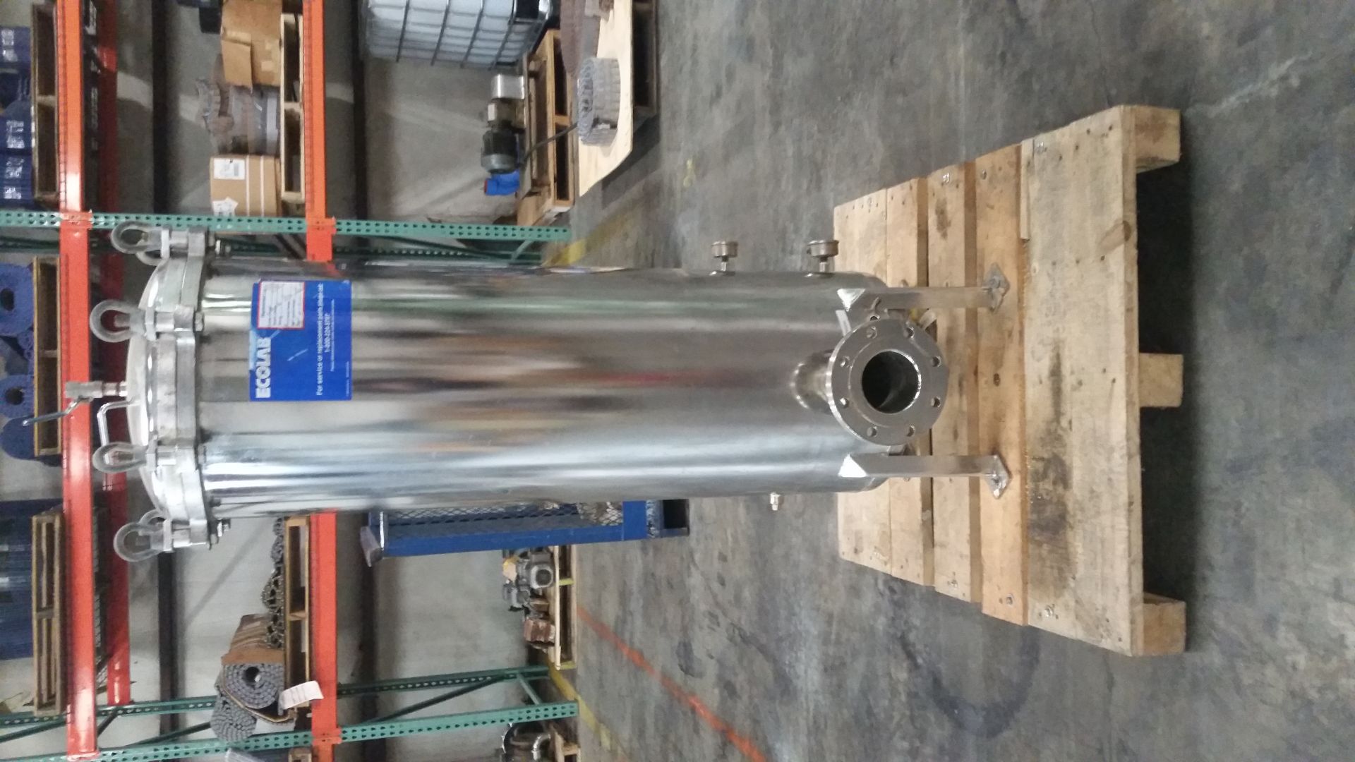 Ecolab Water Polisher, Stainless Steel, 20 Inch Diameter, 48 Inch Sidewall Height, 4.5 Inch Inlet - Bild 2 aus 14