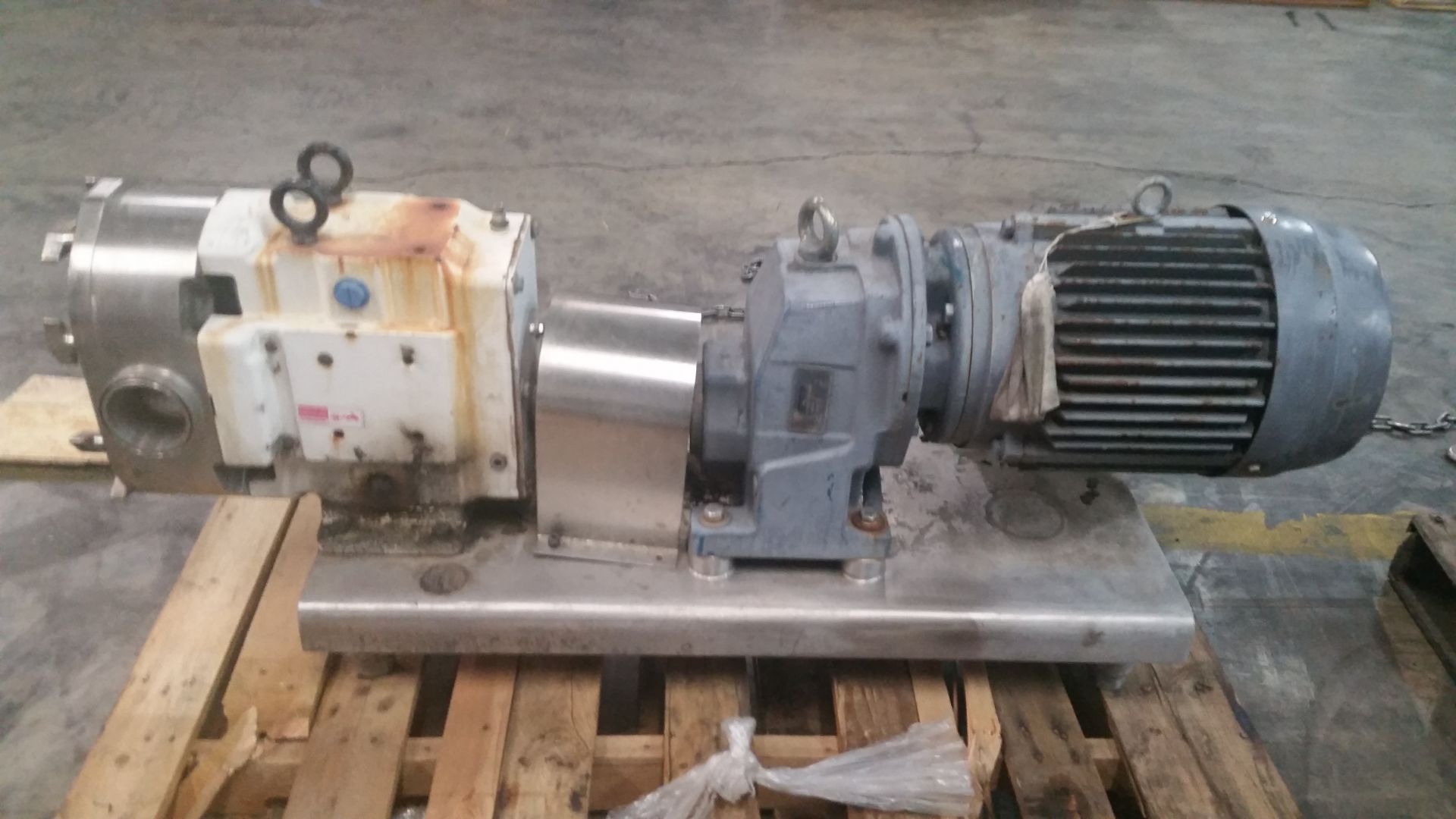 WrightFlow Positive Displacement Pump Model: 0600 Serial: 07G5000, Stainless Steel Construction, - Image 3 of 6