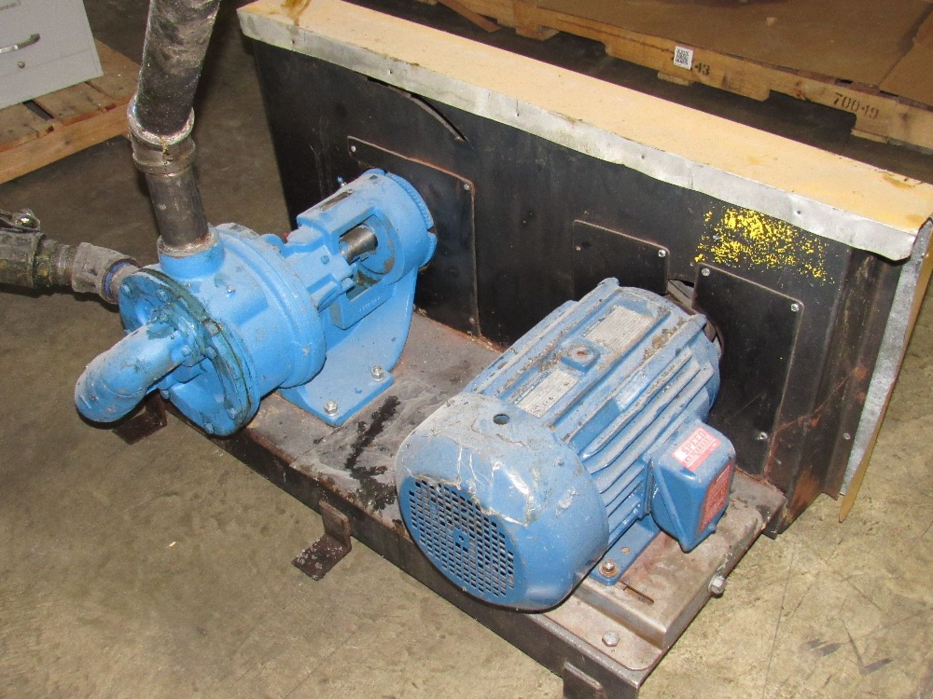 Viking Pump 2: inlet/outlet, Pully Drive 5:1 Gear Reduction. 3 HP high torque electric motor, 230/ - Image 2 of 12