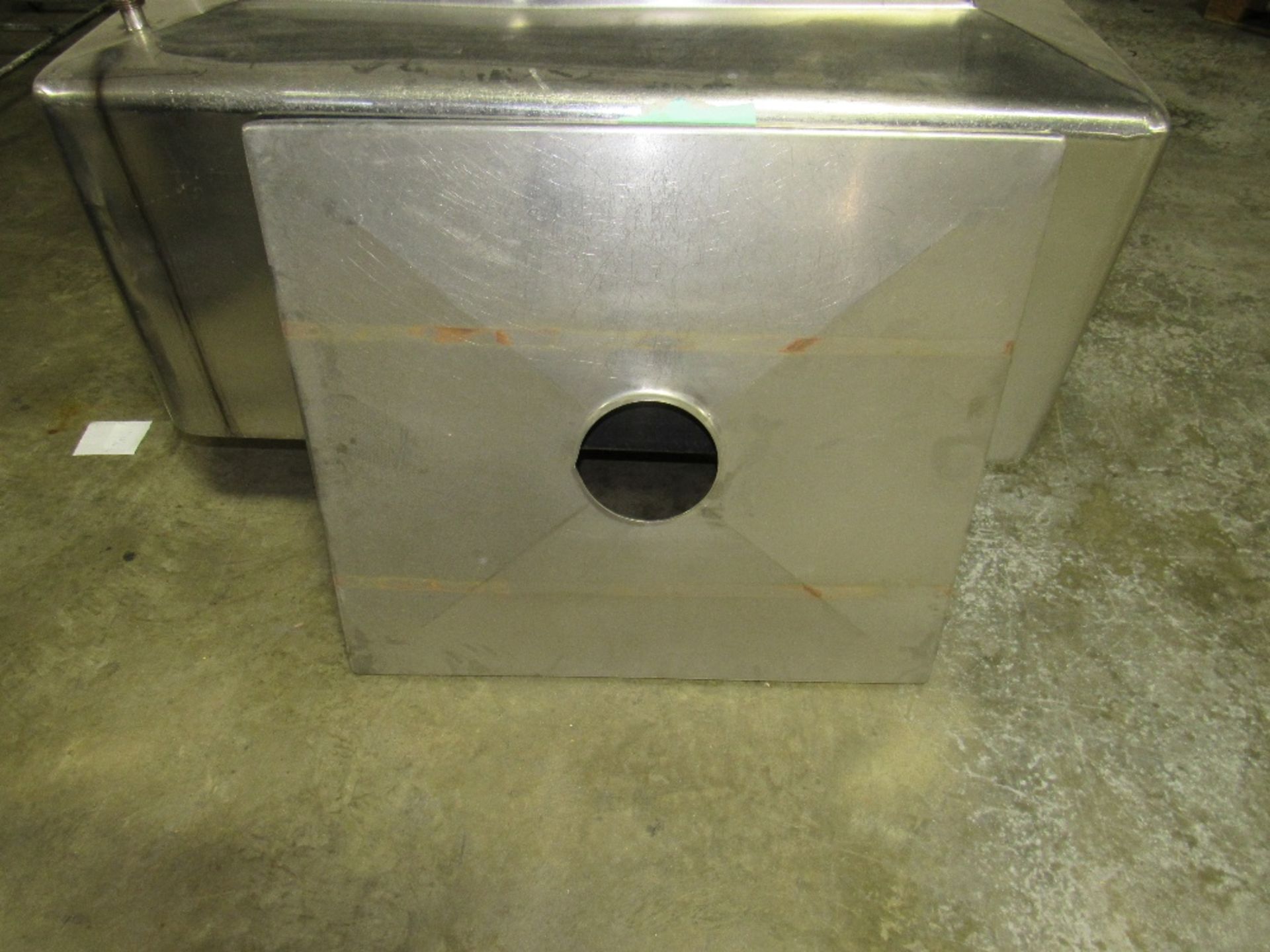 200 Gallon Stainless Steel Square Tank with a lid and several openings (Rigging and loading fees - Image 3 of 15