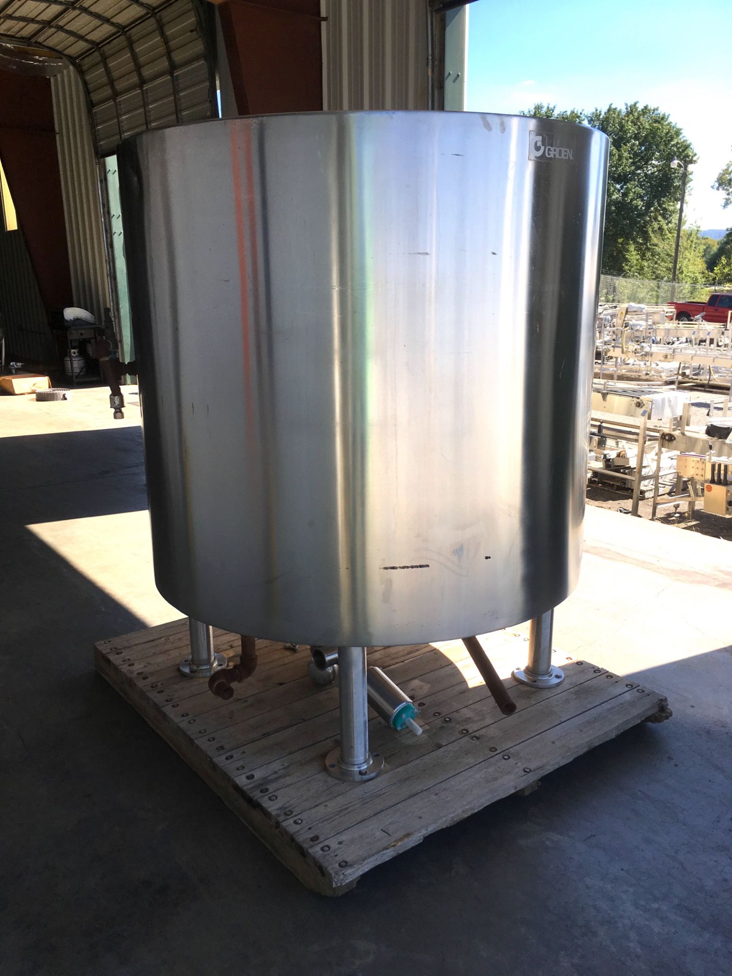 Groen 500 Gallon Jacketed Serial: 03077-1, Last used in Food Processing Plant, Stainless Steel - Image 5 of 10