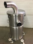 Stainless Steel Vacuum Receiver. Unit is on wheels (Located in NY)***NYINC***