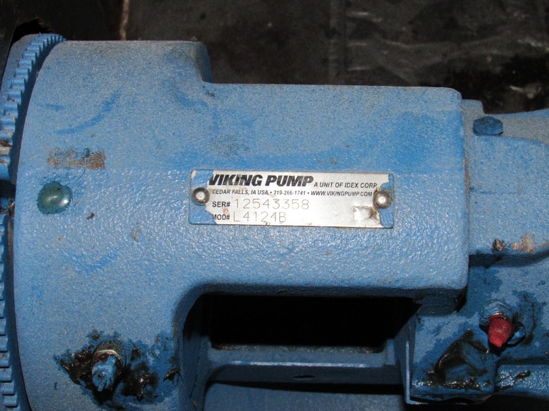 Viking Pump 2: inlet/outlet, Pully Drive 5:1 Gear Reduction. 3 HP high torque electric motor, 230/ - Image 8 of 12