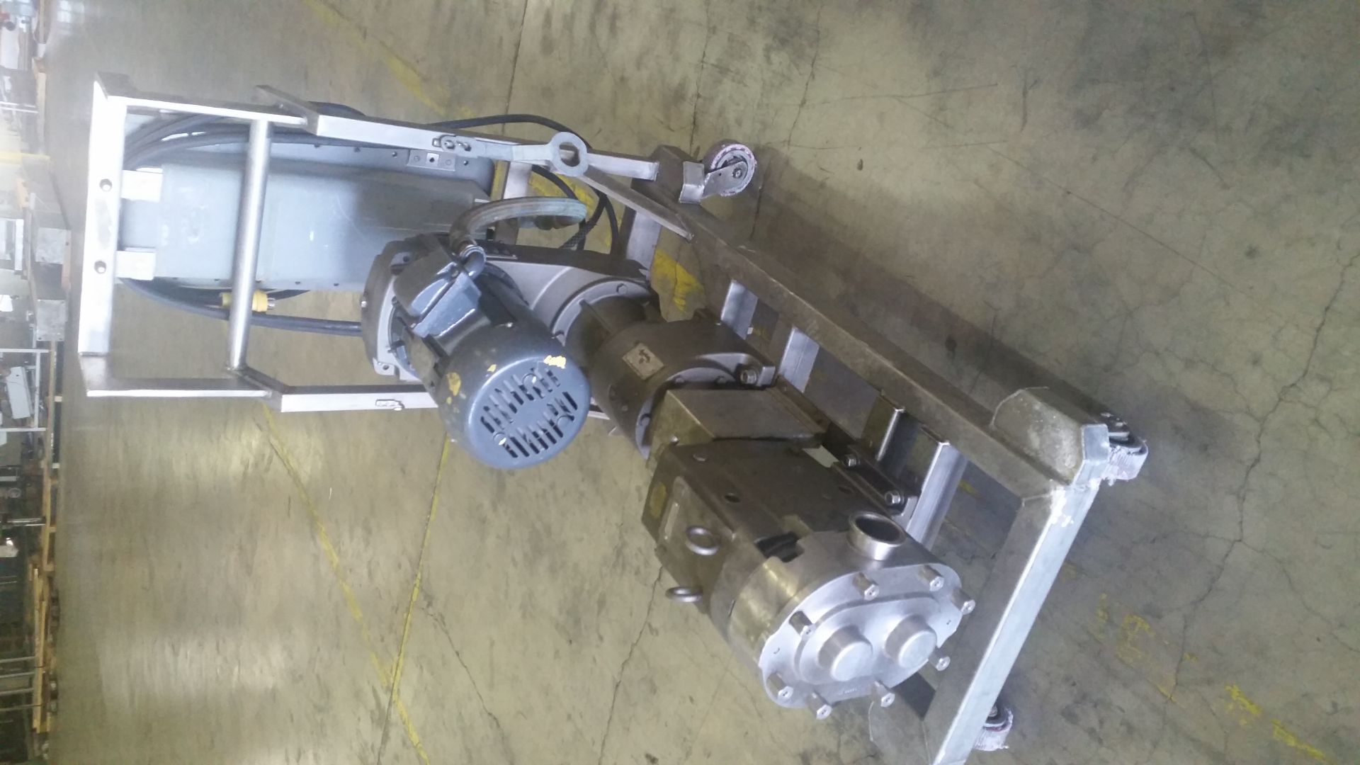 Waukesha Explosion Proof Positive Displacement Pump Model: 60 Serial: 16692 SS, Rebuilt Electric - Bild 3 aus 6