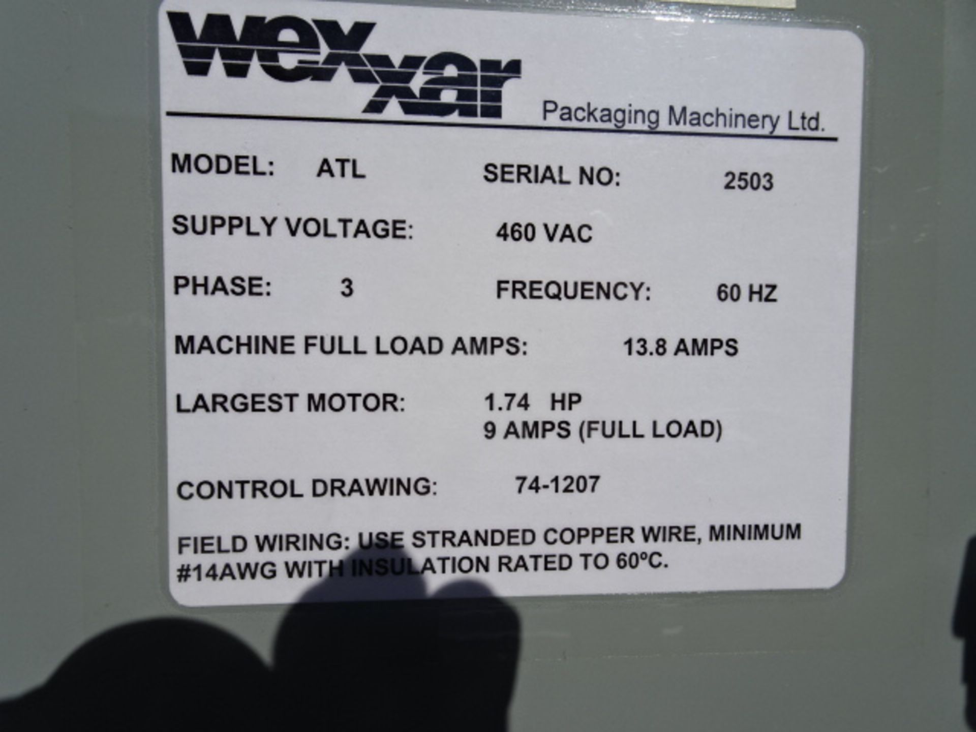 Wexxar Tray Former, Model # ATL, SN 2503, servo-driven mandrel / quick-change / last running 24- - Image 6 of 6