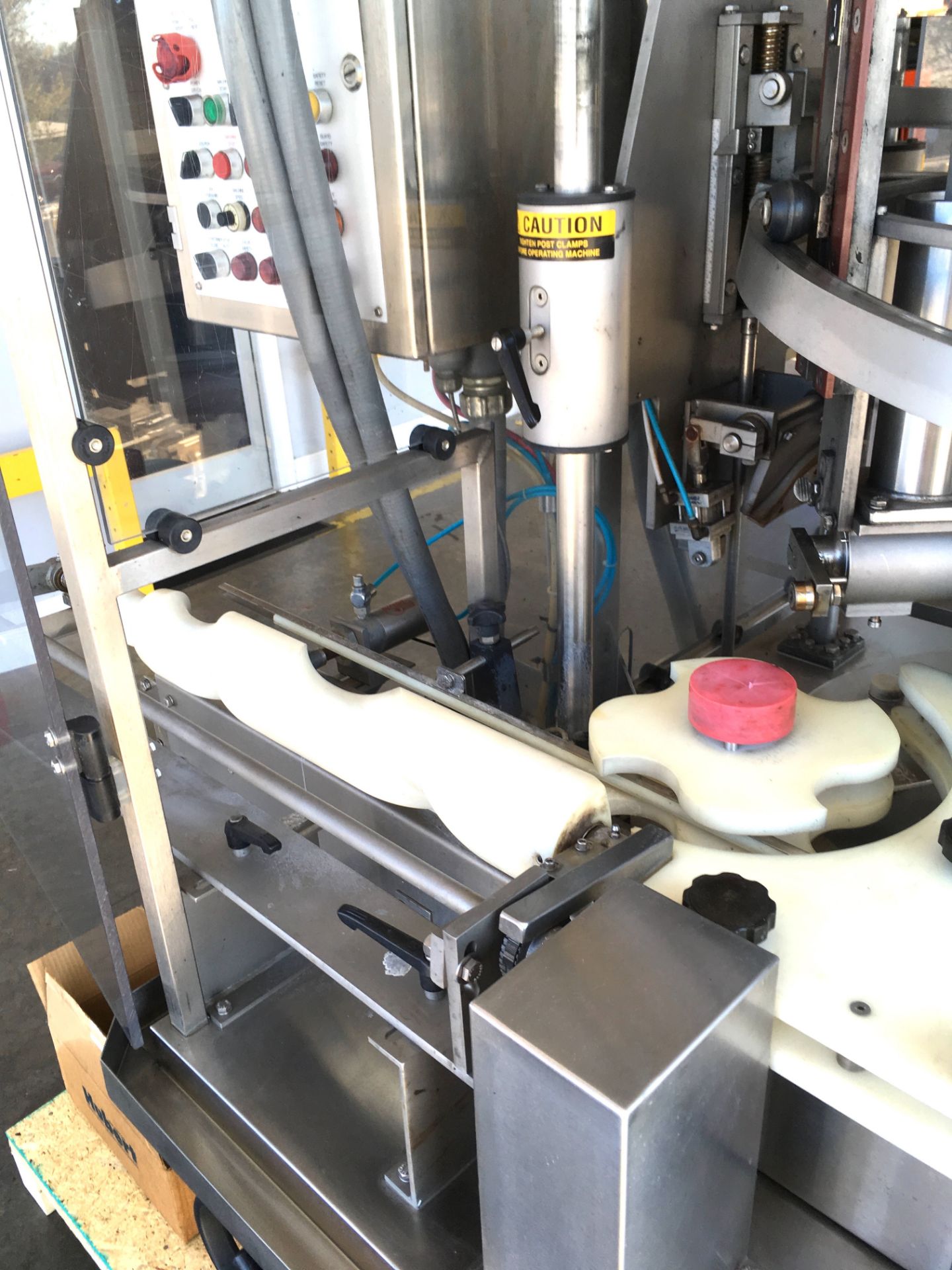 MRM 4 Head Rotary Piston Filler Serial: RPF04263, Stainless Steel Construction, Control Panel, - Image 3 of 13