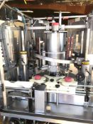 MRM 4 Head Rotary Piston Filler Serial: RPF04263, Stainless Steel Construction, Control Panel,