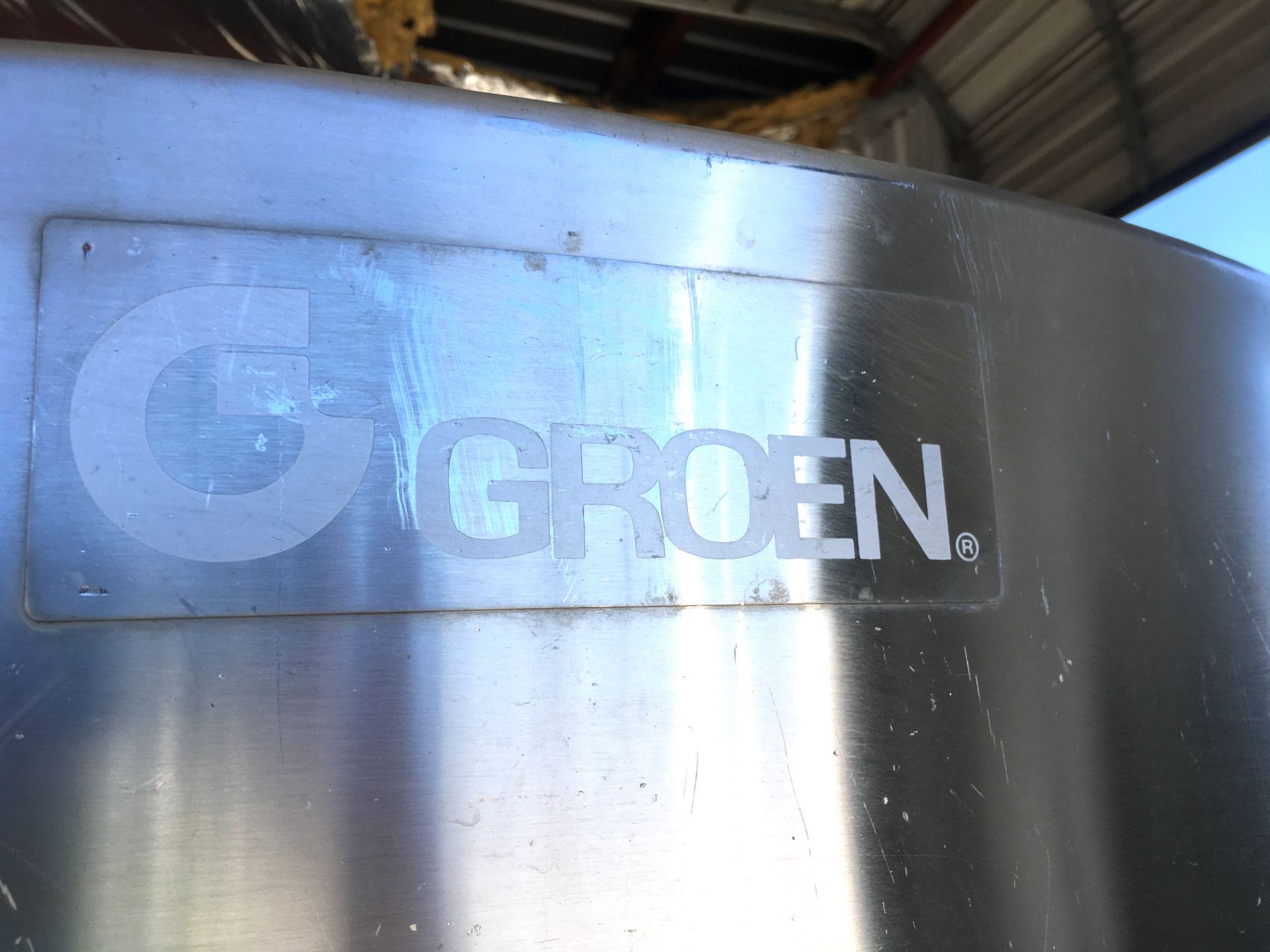 Groen 500 Gallon Jacketed Serial: 03077-1, Last used in Food Processing Plant, Stainless Steel - Image 6 of 10