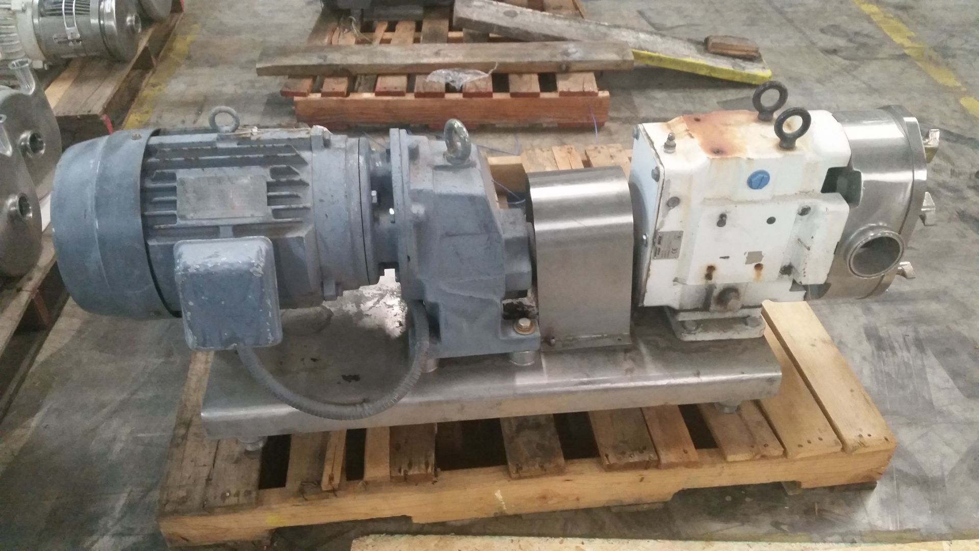 WrightFlow Positive Displacement Pump Model: 0600 Serial: 07G5000, Stainless Steel Construction, - Image 2 of 6