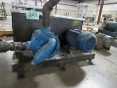 Viking Pump 2: inlet/outlet, Pully Drive 5:1 Gear Reduction. 3 HP high torque electric motor, 230/