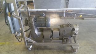 Waukesha Explosion Proof Positive Displacement Pump Model: 60 Serial: 16692 SS, Rebuilt Electric