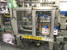 Wexxar Automatic Top Glue Case Sealer Model: WSH-06 Serial: 1357, Runs around 15 cases per minute,