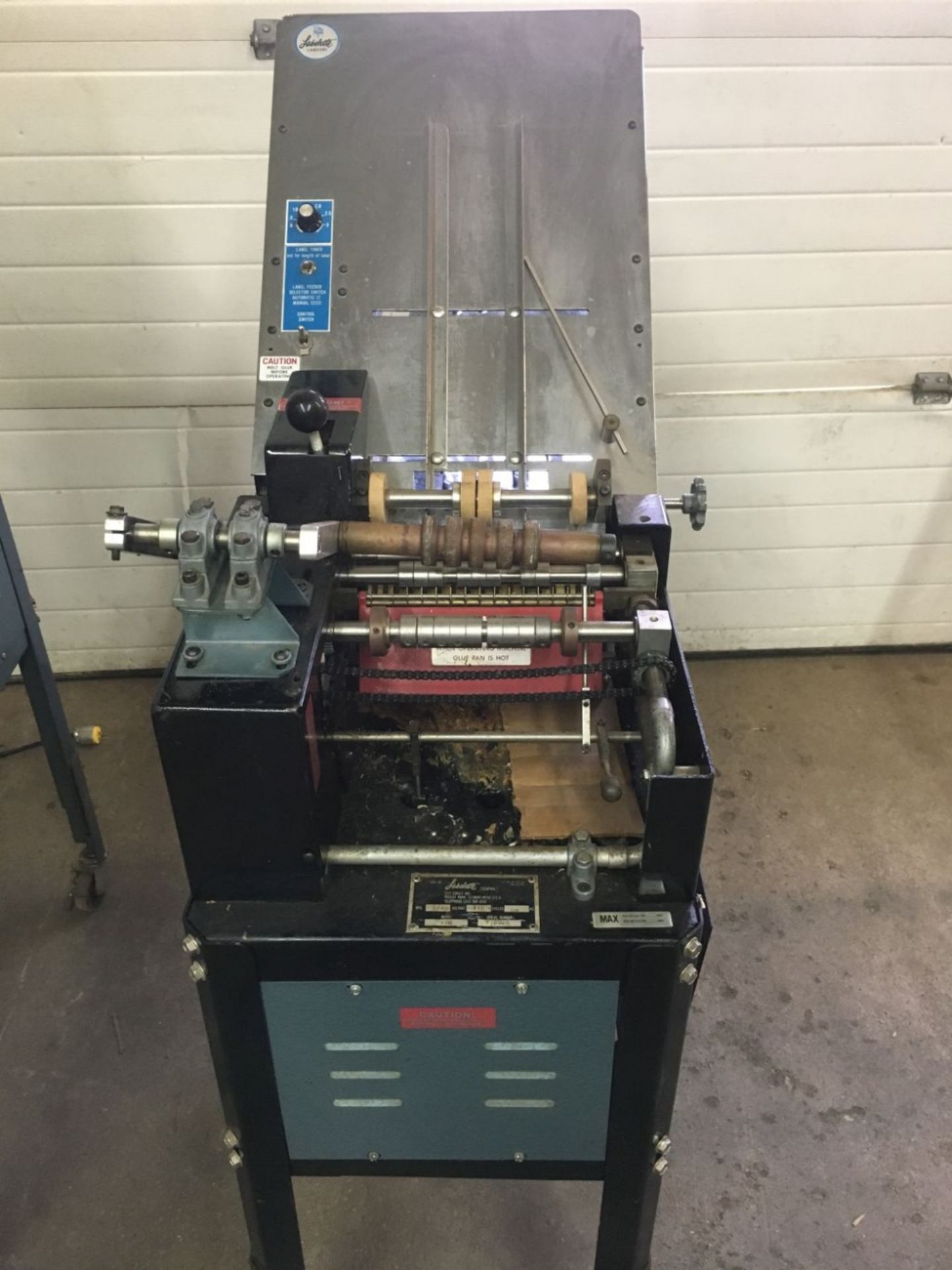 Labelette Hot Melt Glue Labeler, Model: 11C, Serial 116825, 110 Volt (Located in NY)***NYINC*** - Image 2 of 2