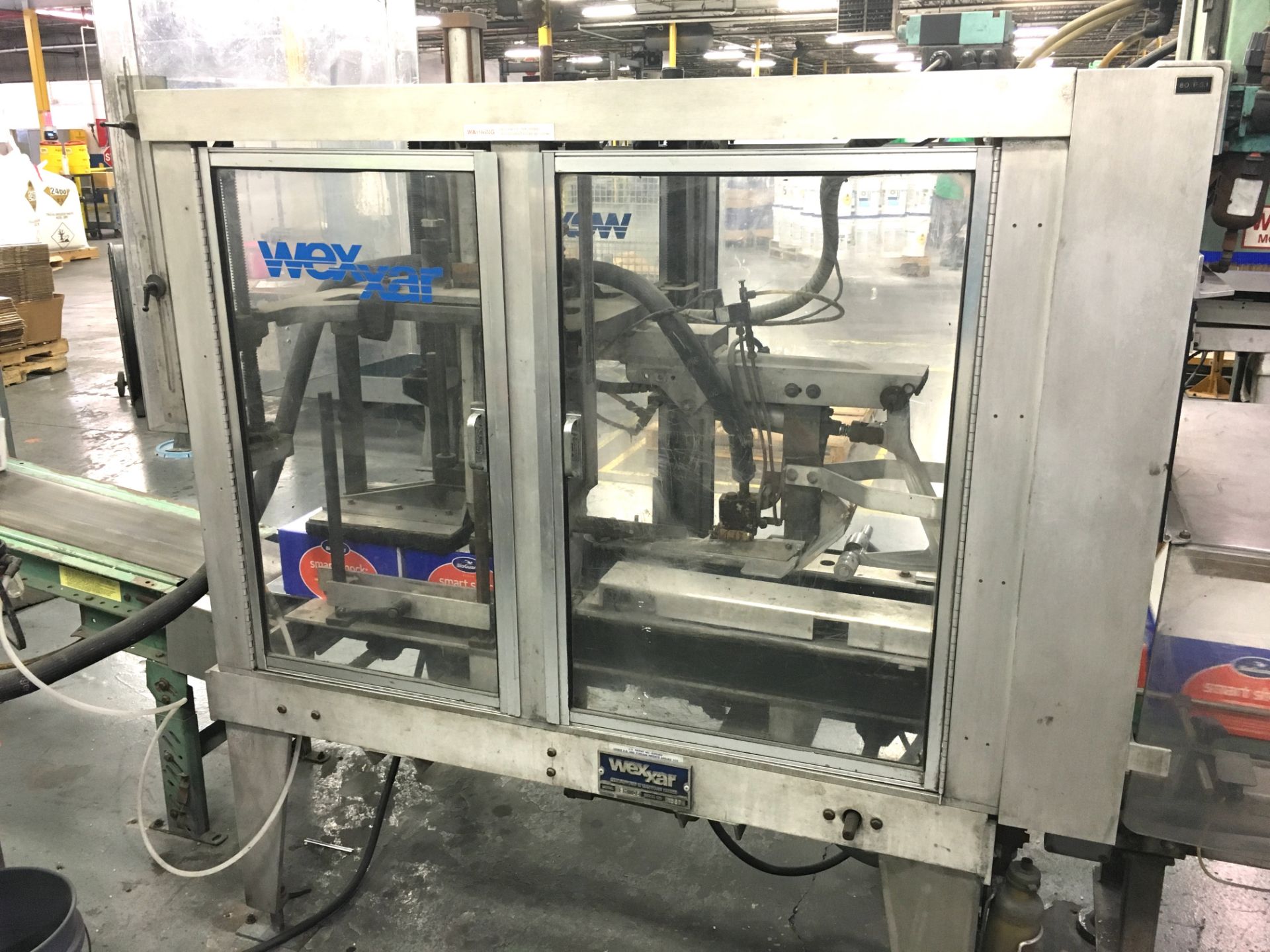 Wexxar Automatic Top Glue Case Sealer Model: WSH-06 Serial: 1357, Runs around 15 cases per minute, - Image 6 of 9