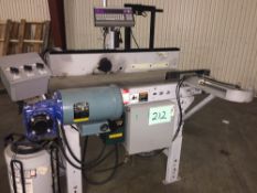 Markem Imaje Inkjet Coder with Hydrol Belt Conveyor and Variable Frequency Drive and a Pneumatic