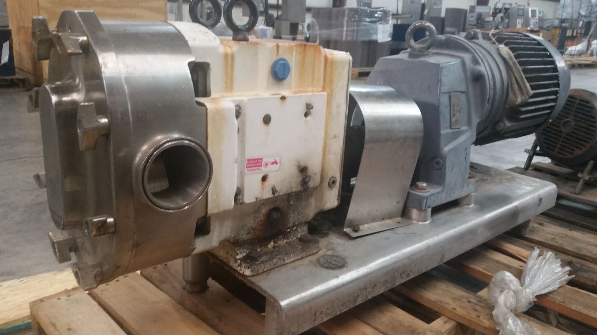 WrightFlow Positive Displacement Pump Model: 0600 Serial: 07G5000, Stainless Steel Construction,