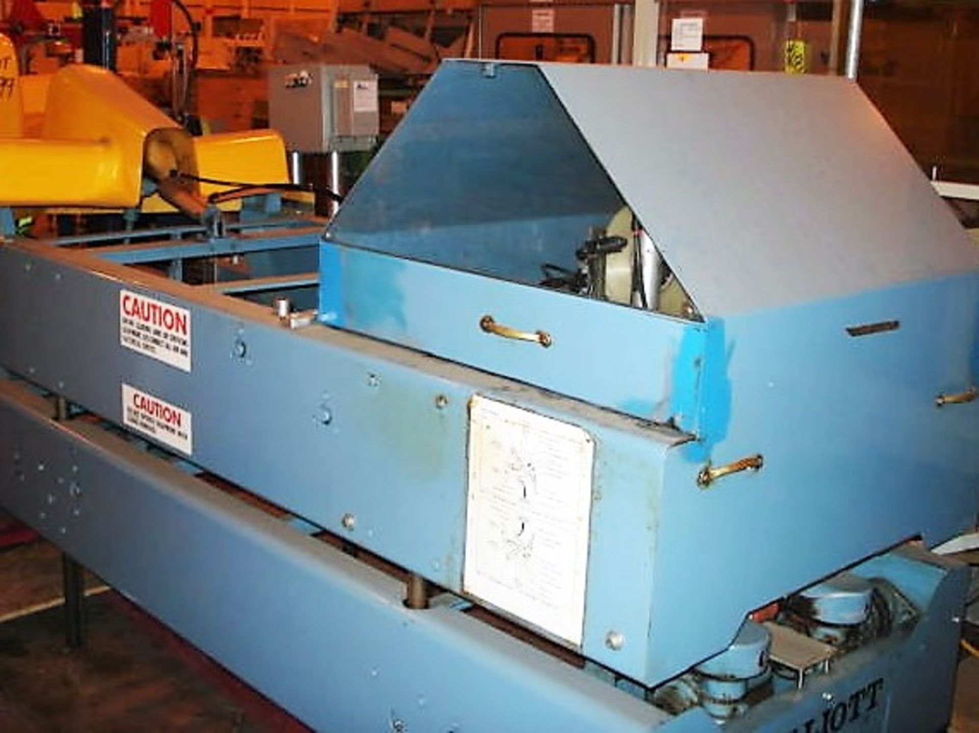 Elliott Case Sealer, Model # 85-AT, S/N 93-12-21, automatic top & bottom case taper with index - Image 5 of 5