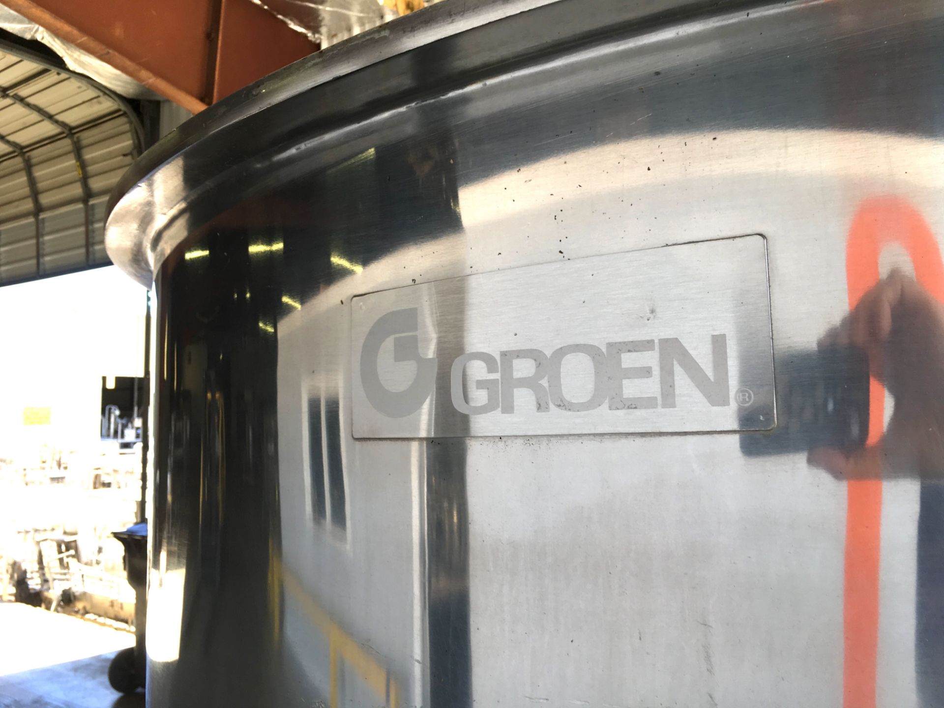 Groen 500 Gallon Non Jacketed Serial: 03076-1 Year: 1995, Last used in Food Processing Plant, - Image 6 of 6