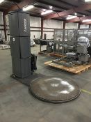 Lantech Q300 Pallet Stretch Wrapper **Parts Machine**, Powers on but has Electrical Issues, Mast
