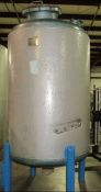 Howard Corporation 500 Gallon Stainless Steel Reactor with mild steel jacket. Shell 50PSI work
