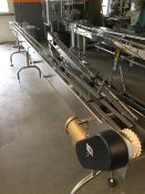 Autopak Conveyor - Unit measures 14 Foot Long X 4 1/2 Inch plastic chain (Missing). Driven by a 3 Hp