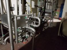 Installed 2.5" and 3" S/S Process Piping in Room includes: (6) Air Valves, Flowverter Station,