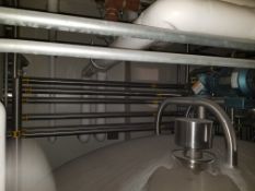 Installed 2.5" to 3" Process Piping in Room including: (9) Air Valves, Flowverter Station, Clamps