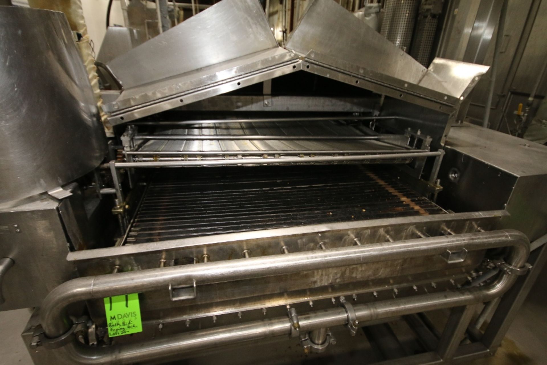 Stein S/S Fryer, M/N HPF-4023-TF, S/N 126, with 41" W S/S Mesh Conv., Aprox. 4" High Product - Image 7 of 15