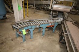 Lot of Assorted Conveyor Sections, Includes Roller Conveyor, (2) Incline Power Conveyor, and Others,